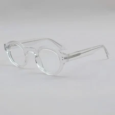 Retro Acetate Eyeglasses Frames Round Fashion Full Rim Men Women Reading Glasses