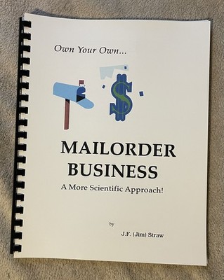 J.F.  JIM STRAW Mail Order Business A More Scientific Approach Like Dean Du Vall