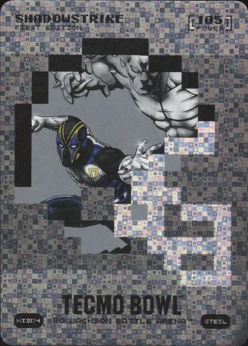 Bo Jackson Tecmo Bowl Battle Arena Shadowstrike #HI304 Helmet Icon Steel