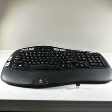 Logitech K350  Y-RBN90  Wireless Comfort Wave Ergonomic Keyboard W/ UNIFY USB
