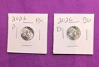 2026 P & D Emerging Liberty Dimes "BU"  In Coin Flips! **FREE SHIPPING**#wj596