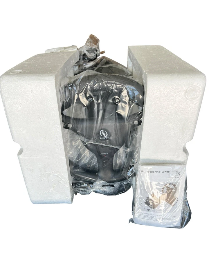 INTERACT SV-280 V3 Racing Wheel for DOS And Windows PC Computer Video Games - Image 2 of 4