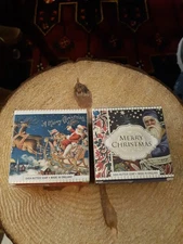 2 CHRISTMAS Shea Butter Soaps Michel Design Works - Each Bar 3.5 oz NIB England 