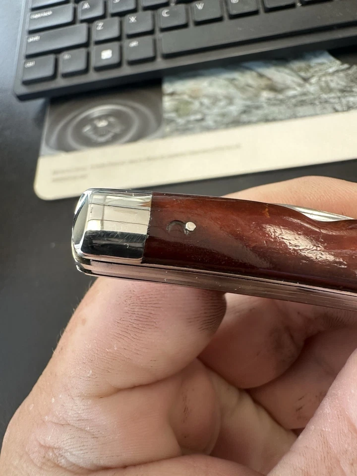 Fondo de caja vintage XX 1940-1964 Redbone Congress.  ¡Bonito usuario o coleccionista! Foto 4 de 4