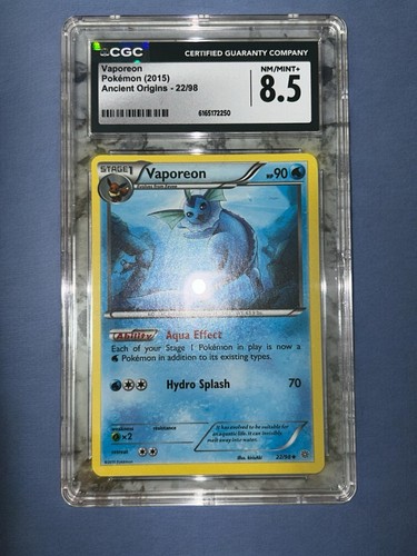 Vaporeon graded CGC 8.5 for sale on eBay