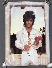 Vintage Original Prince c/w Flower Poster 1984 22 X 31  MN55427 Read Description