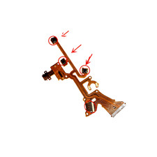 New Flex cable with IC suitable for Canon IXUS115 autofocus lens connection base