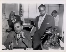 JOE McCARTHY, ROY COHN (1954) Press photo