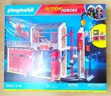 Playmobil City Action Fire Station Kids Toy Playset Roleplay Firefighter 9462