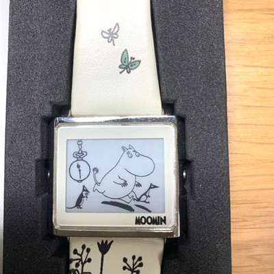EPSON W1-MM10110 Smart Canvas Watch Moomin green Digital Quartz