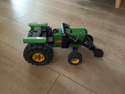VINTAGE TONKA Green Farm tracteur - Photo 1/4