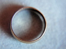 10K Rose Gold Baby Ring   Size 0, 3mm Simple Band, Infant Jewelry