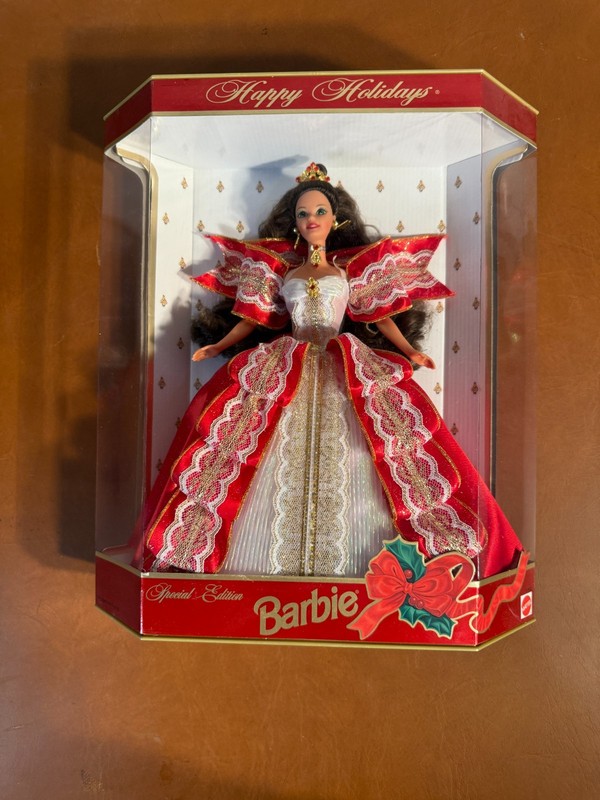 Barbie Happy Holidays Doll Special Edition 10thAniversary Hallmark 5th in Series