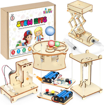 5 in 1 STEM Kits Projects for Kids, STEM Toys Crafts for Boys, Girls, Ages 8+, S