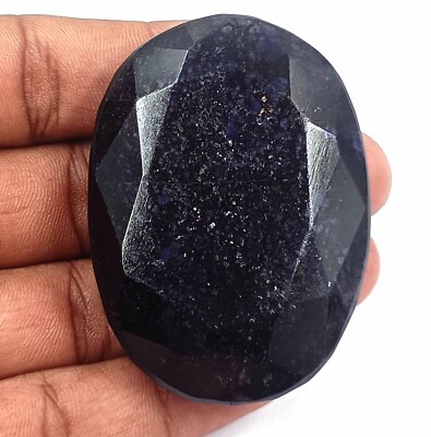 370-380 Ct Natural Blue Sapphire Oval Cut EGL Certified Gemstone 25CN