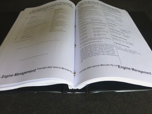 Toyota LANDCRUISER - 1952 to 2002 - Quick REFERENCE MECHANIC'S Data MANUAL -rare - Picture 9 of 17