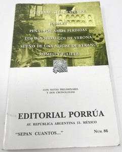 Details About Editorial Porrua Shakespeare Hamlet Num 86 - 