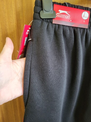 Slazenger Men's Black With Cotton Trousers.. Size L.. NEW With Tag.. - Picture 3 of 10