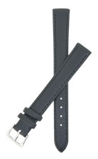 2XL Extra Extra Long Black Leather Watch Strap 12mm 14mm and 16mm