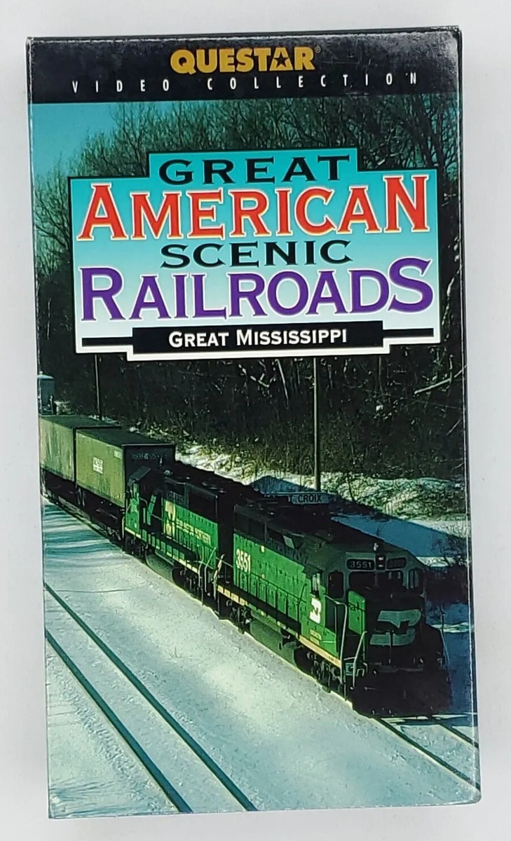 Great Mississippi American Scenic Railroads Train Ride VHS VCR