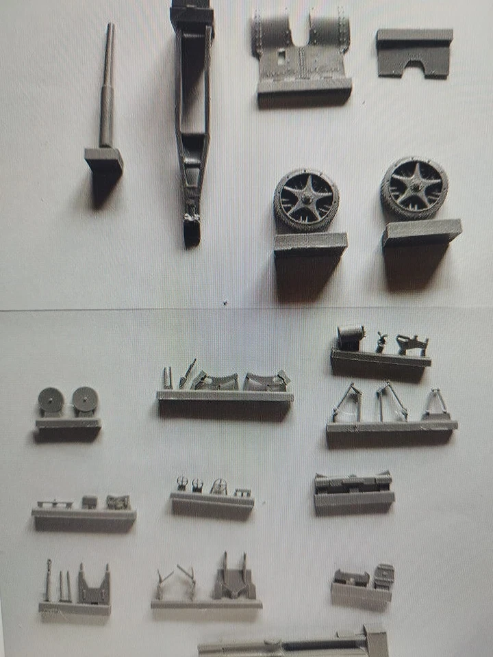 Italian Old Tank Cannone 105/28 Resin Kit Stampo Criel Model No Historica 1/35 - Immagine 2 di 3