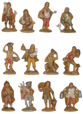 Krippenfiguren WEIHNACHTEN Figuren FIGUREN 13cm HANDBEMALT Weihnachtsschmuck