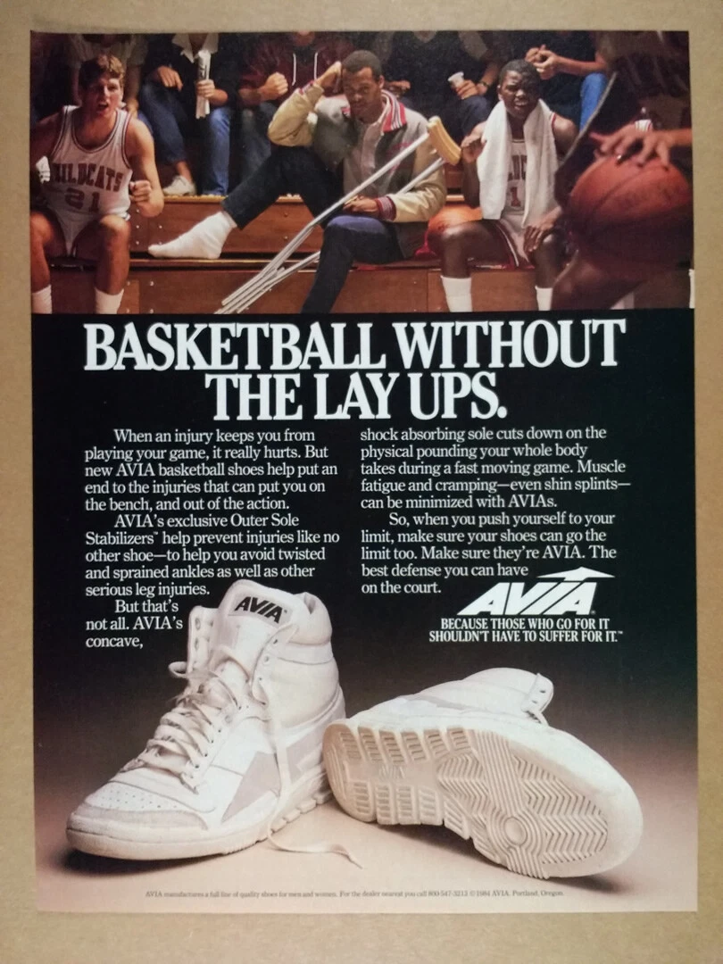 Avia basketball shoes 1985 discount