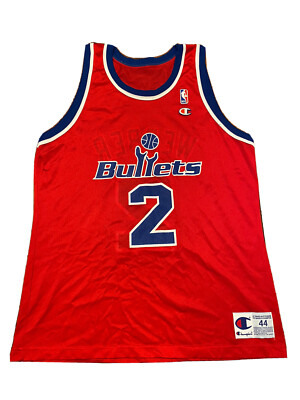 Vintage Champion Chris Webber #2 Washington Bullets NBA