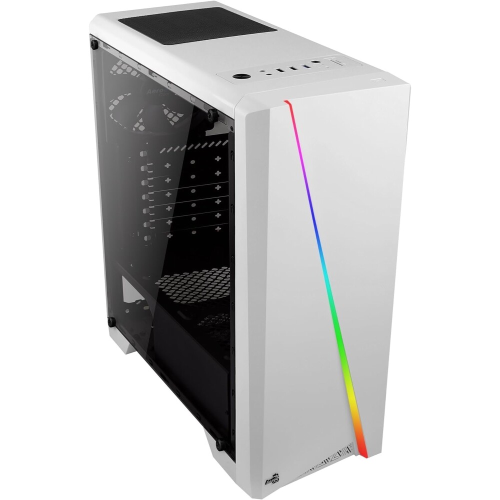 AeroCool Cylon Midi-Tower-Материнская плата Gehuse wei ATX 120 мм-Lfter hinten RGB 8390₽