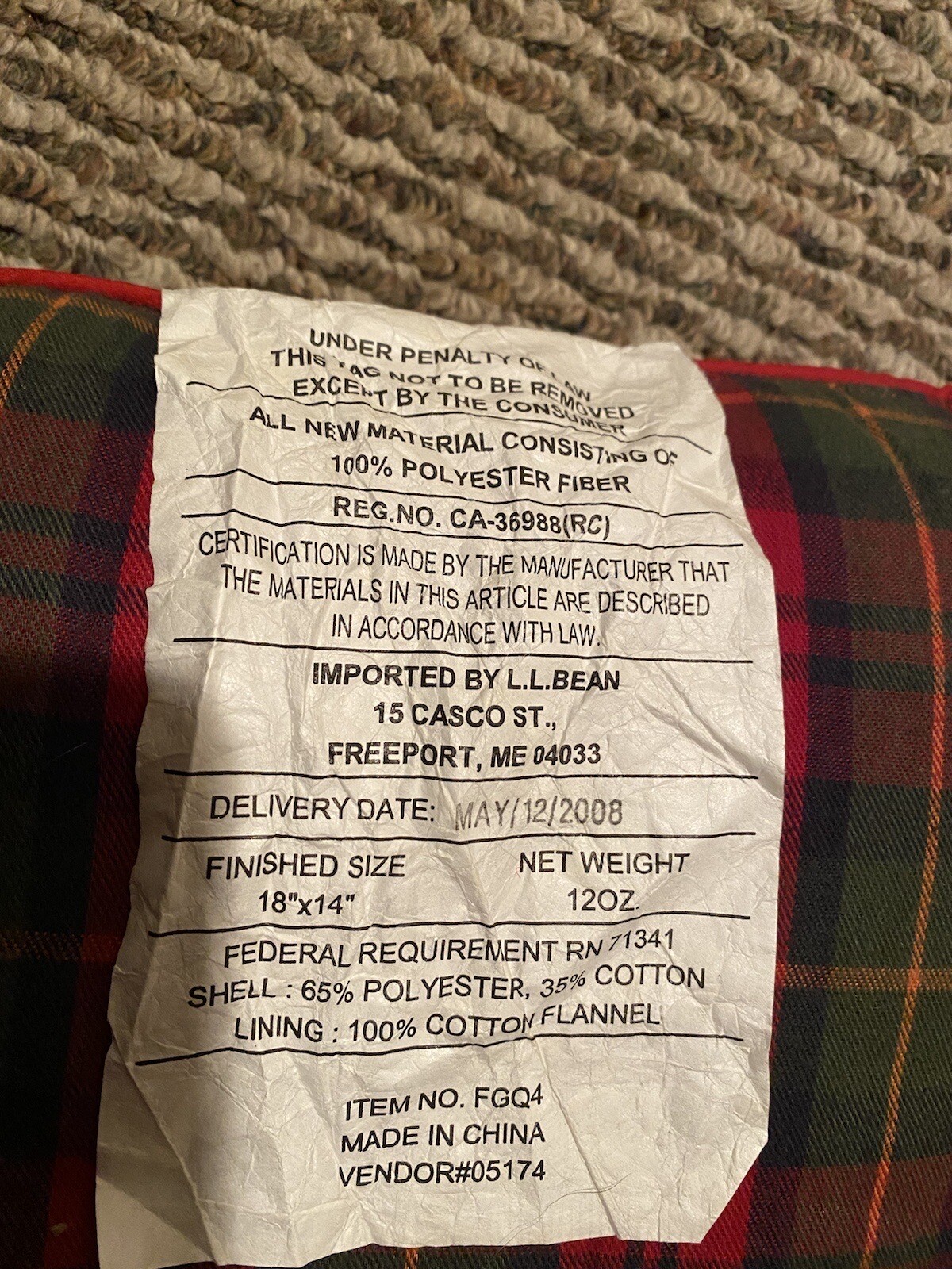 LL Bean Sleeping Bag eBay