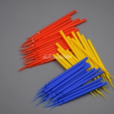 100Pcs Dental Integrated Plastic Long Handle Wedges Plastic Wedges 3 Size Choose