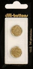 Dill Buttons ~ (1885) - 5/8" - 2 ct