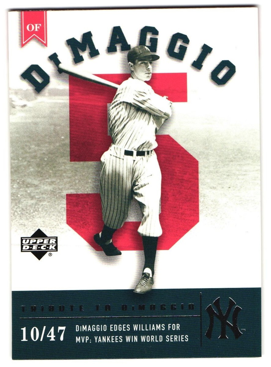 Joe DiMaggio 2002 Upper Deck World Series Heroes Card # 108