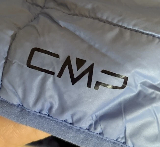 Chaleco de Plumón CMP Acolchado Azul Ultraligero Cremallera Plumón de Ganso PRIMALOFT Foto 2 de 4