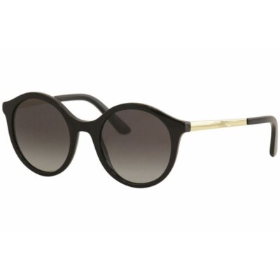 Dolce & Gabbana DG 4358 women's Round Black Gradient Sunglasses - NEW with case