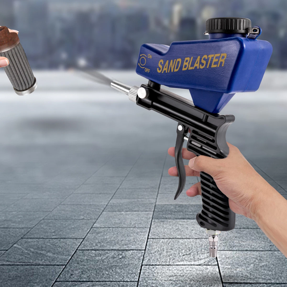 Soda on sale sand blaster