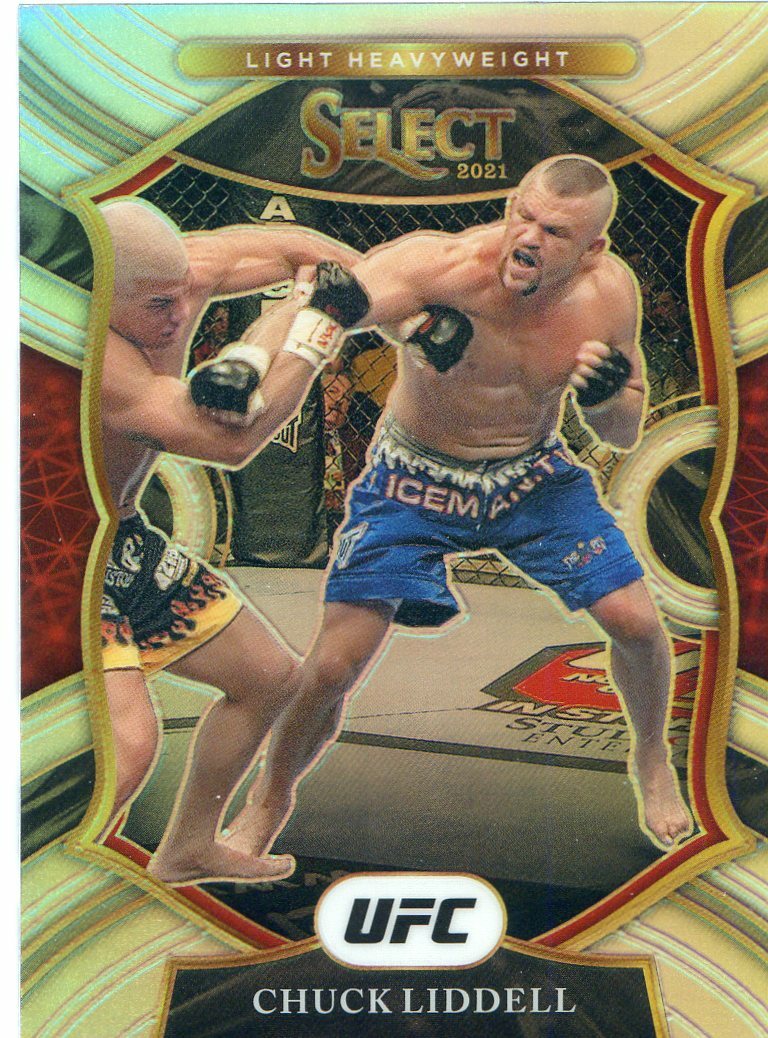 2021 Panini Select UFC CHUCK LIDDELL Silver Prizm Concourse No 88
