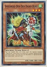 Yugioh Synchro Storm LED8-EN013 Speedroid Den-Den Daiko Duke Common NM/M