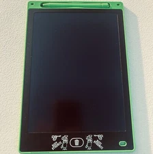 10” Green LCD Tablet by Dizzy Dynamite, Multi-color Stylus, Environment-friendly
