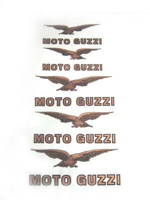 Moto Guzzi Aufkleber Satz vecchio Falcone gold  Tankaufkleber 