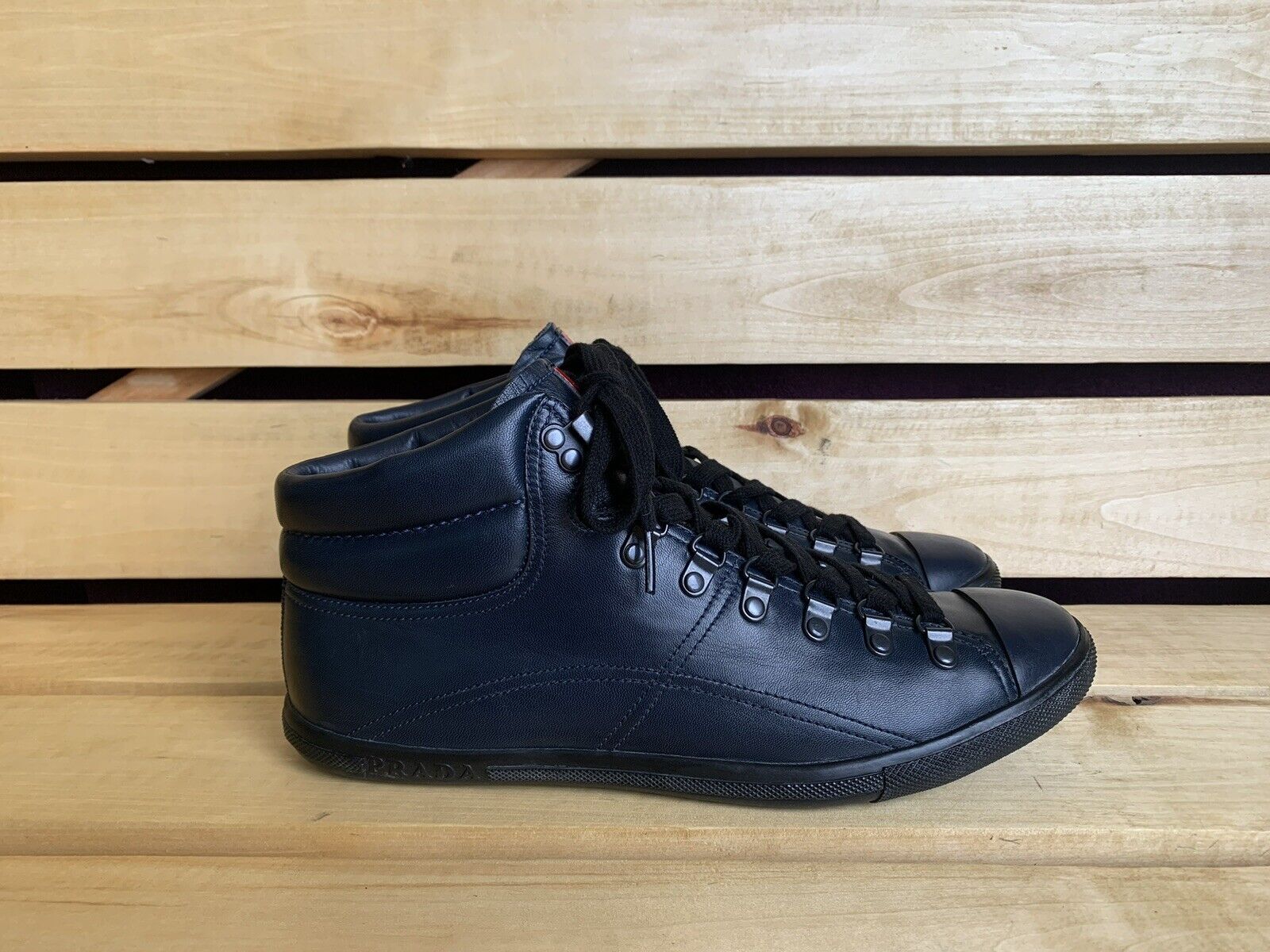 PRADA Blue Sneakers Mens Shoes Sz. UK 9 US 10 EU 43