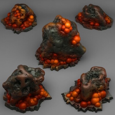 Virus Stones Legion Terrain Scenery Tabletop Miniatures 28mm Wargames