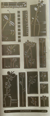SILVER METALLIC PHRASE Stickers (24pc)Stampendous Happy Birthday  Card Making   
