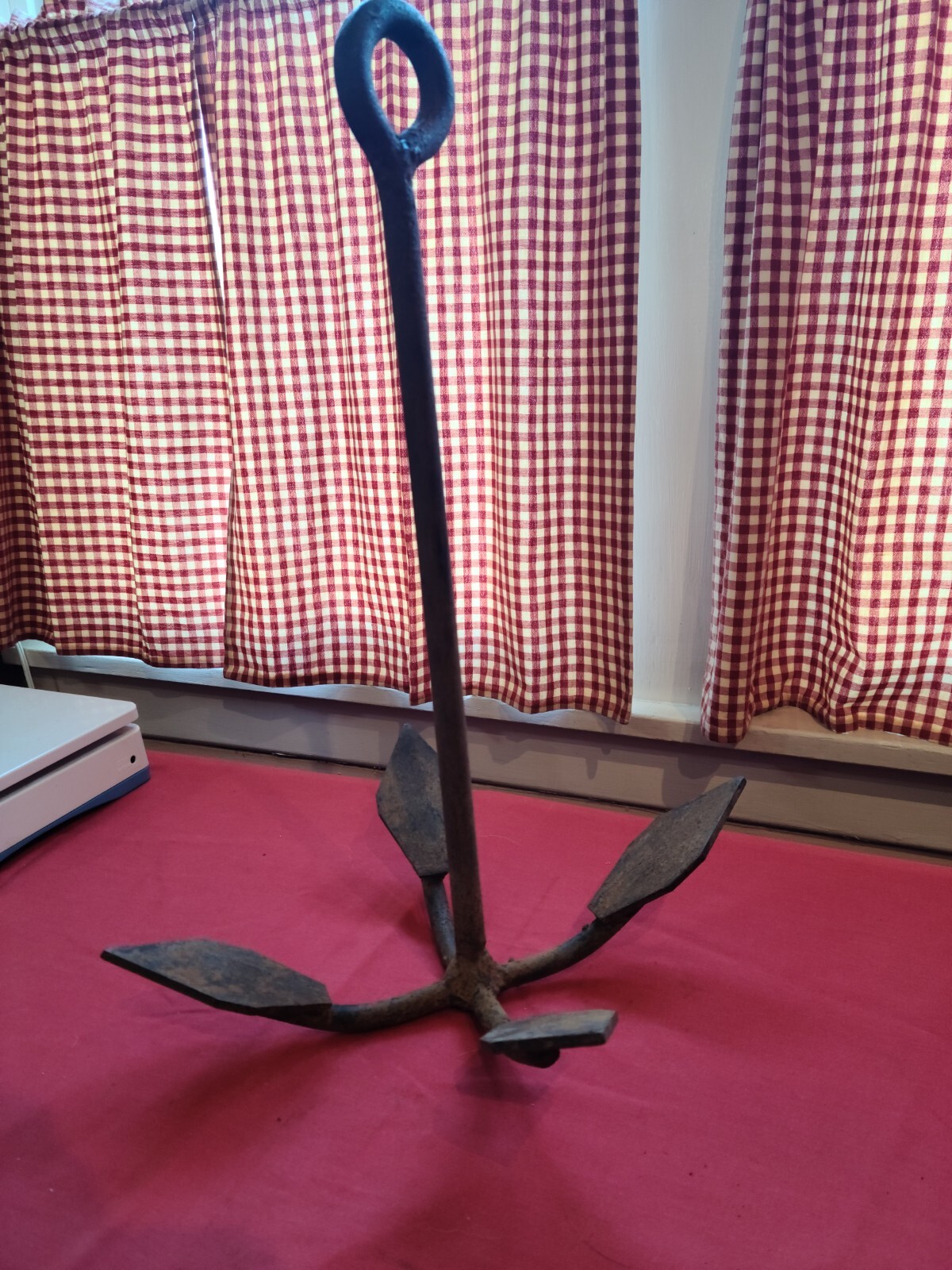 Antique Primitive Hand Metal Grappling Hook / Boat Anchor eBay