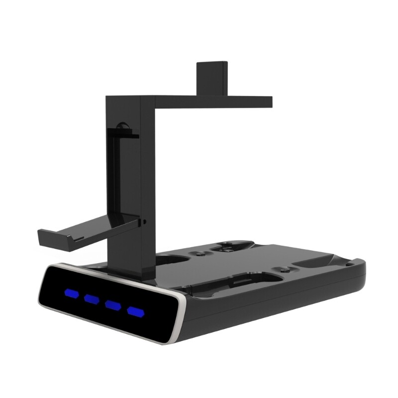 Charging Station Stand Charging Dock Station with VR-Headset Display Stand-image