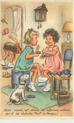GERMAINE BOURET (illustrator) my husband is in business... (421)    