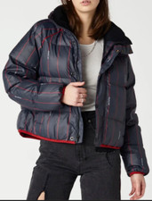 Jordan Air Flight Puffer Jacket Dh0785-010 Therma Fit Down Fill Women's Sz S New