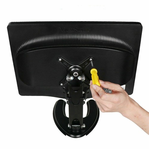 Adjustable 10''-24'' LCD Screen Computer Monitor Desk Mounting Base Stand Holder - Picture 9 of 9