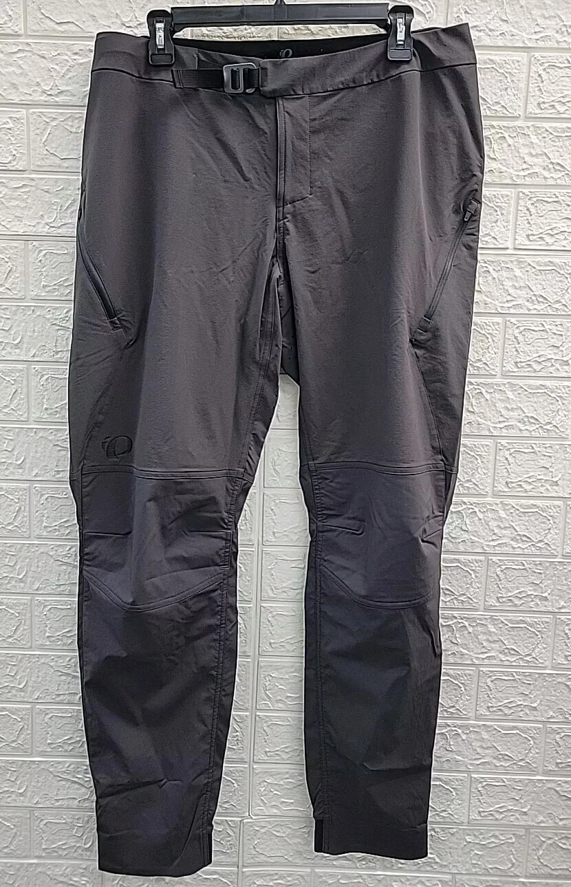 New Pearl Izumi Elevate Breathable Waist Lightweight Zip Pockets Pant Grey Sz 36