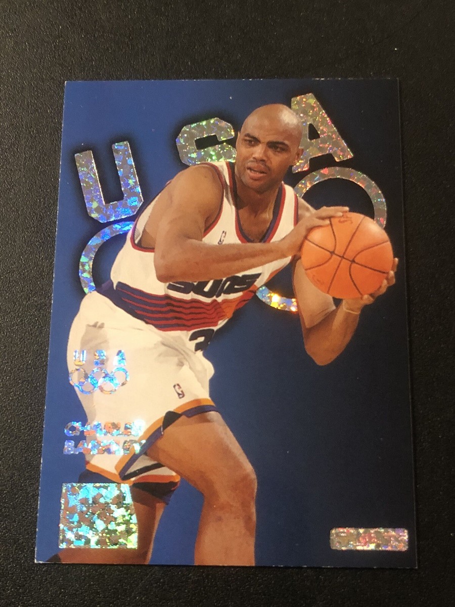 1996 Skybox USA Basketball Silver Sparkle Charles Barkley #S11 HOF